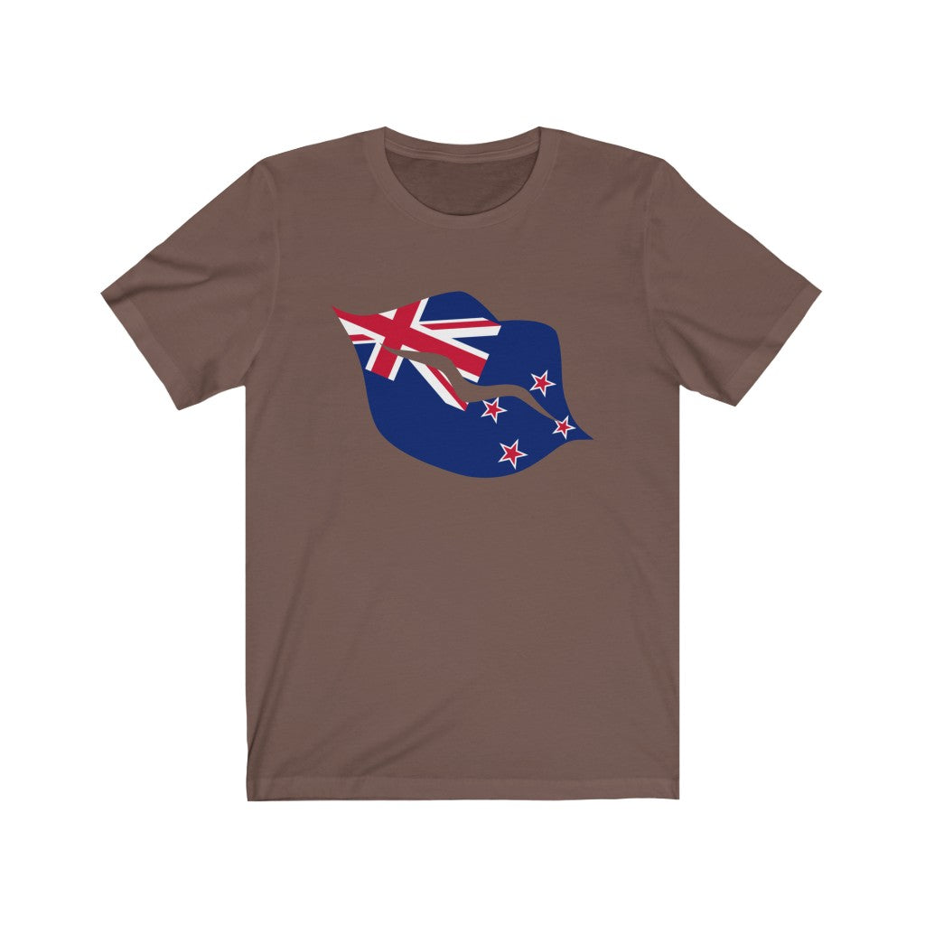 New Zealand Lips Flag Premium Tee - Unisex