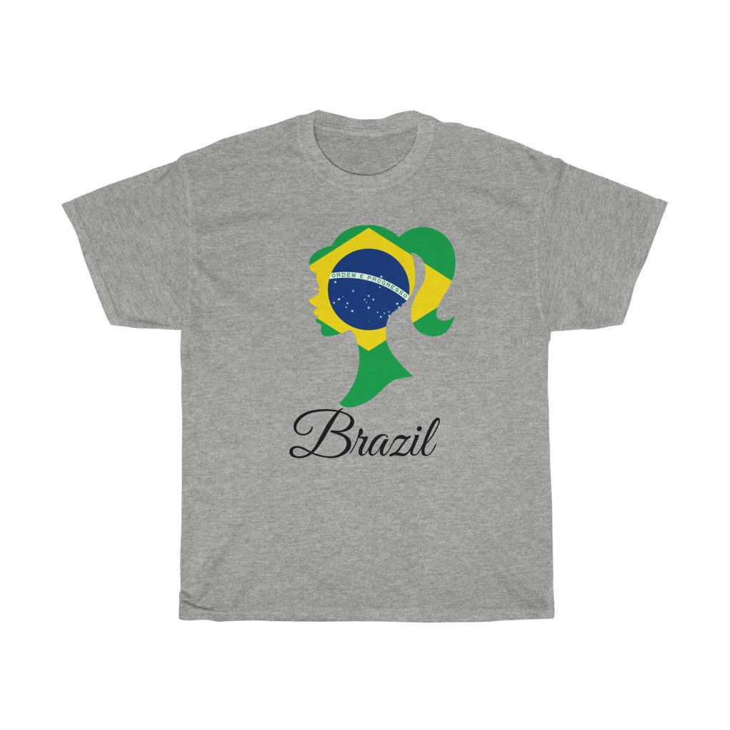 Brazil Girl  Flag Standard Tee 1 - Unisex