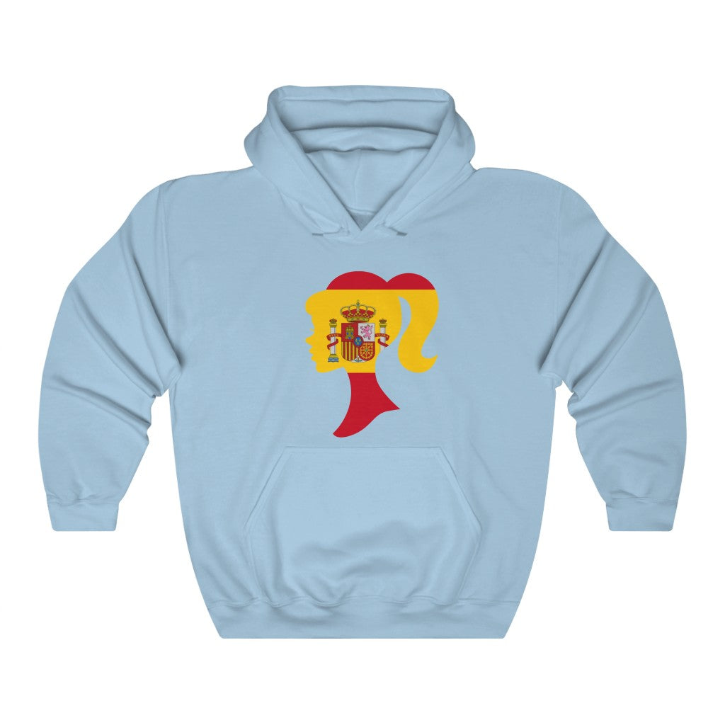 Spain Girl Flag Hoodie Sweatshirt - Unisex