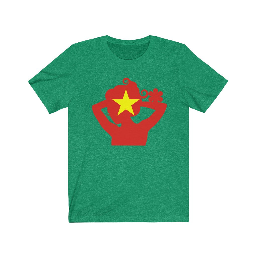 Vietnam Lady Flag Premium Tee - Unisex