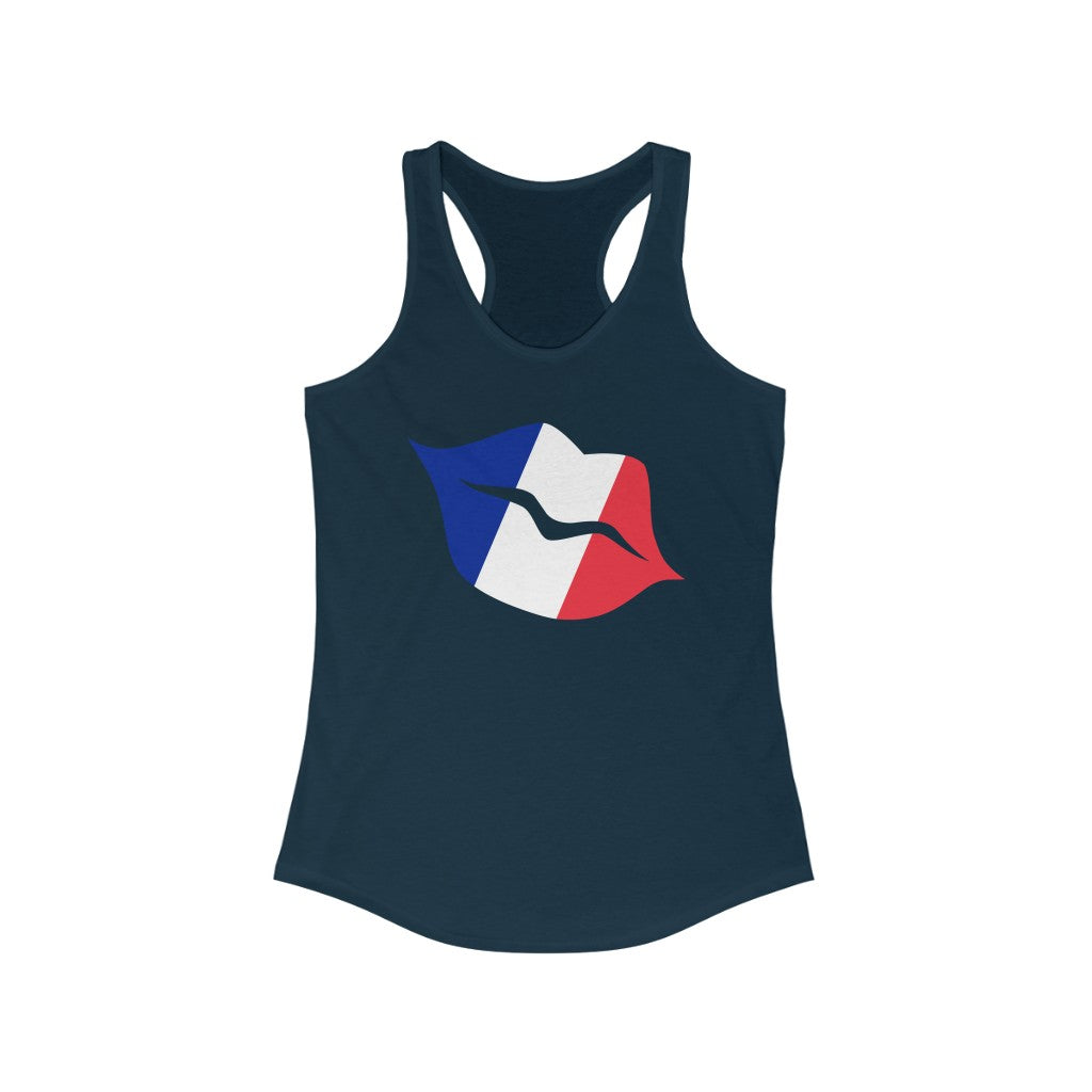 France Lips Flag Tank - Women