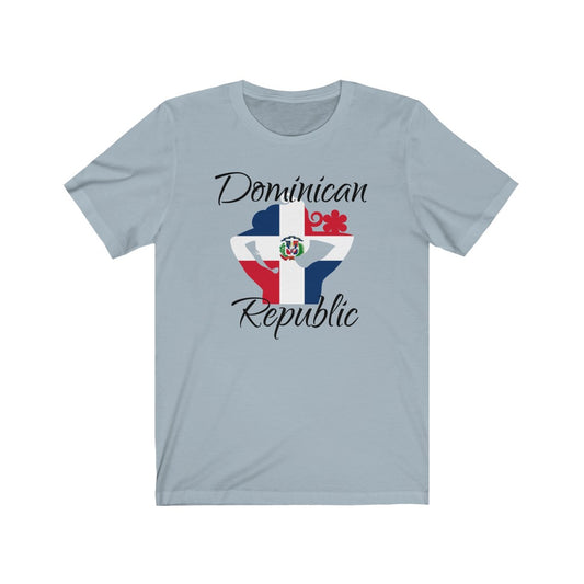 Dominican Republic Lady Flag Premium Tee 1 - Unisex