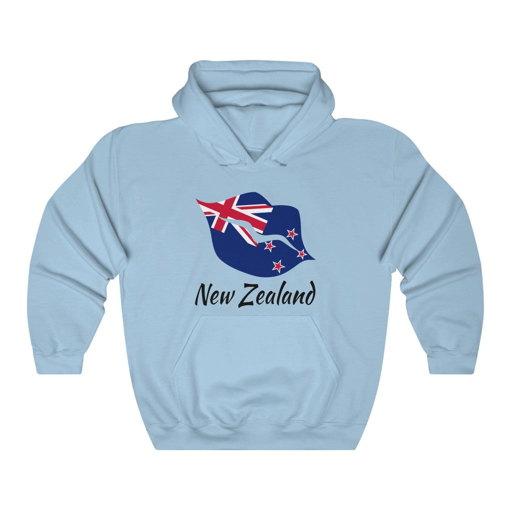 New Zealand Lips Flag Hoodie Sweatshirt 1 - Unisex