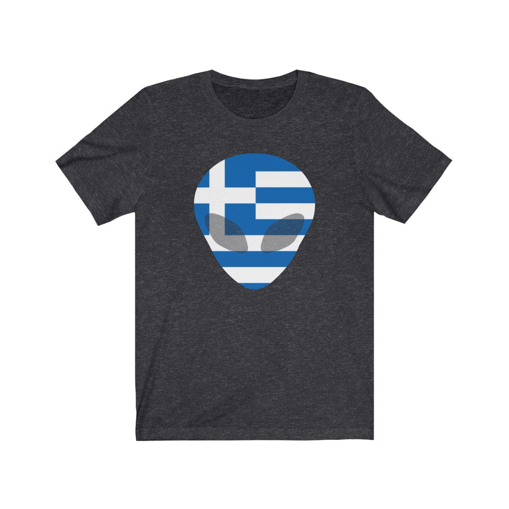Greece Alien Flag Premium Tee - Unisex