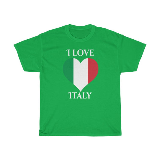Italy Heart Flag Standard Tee 2 - Unisex
