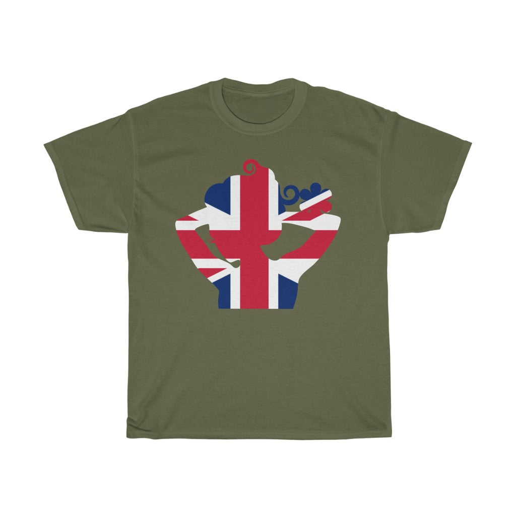 United Kingdom Lady Flag Standard Tee - Unisex