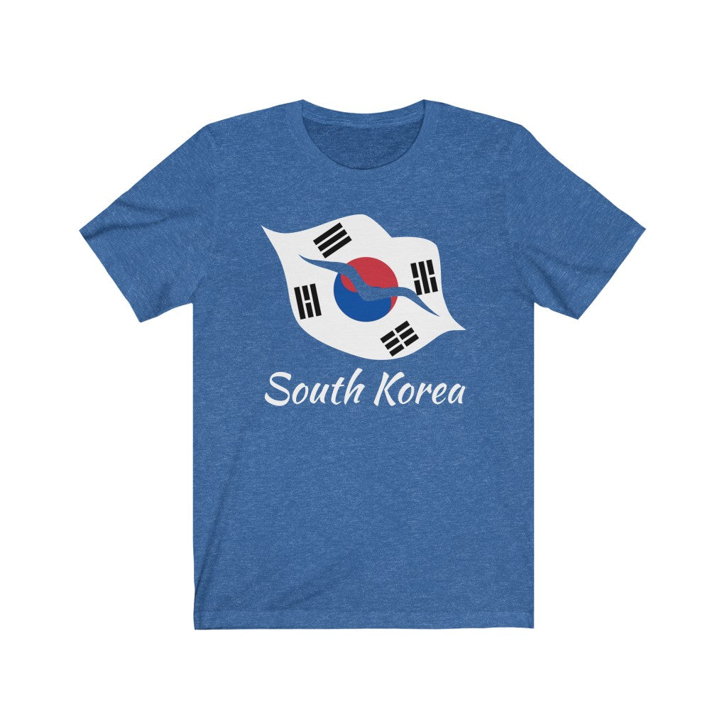 South Korea Lips Flag Premium Tee 2 - Unisex