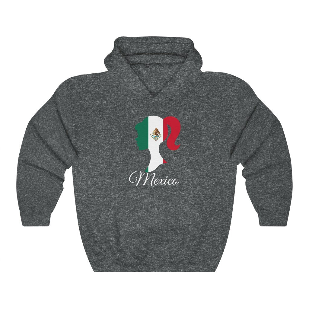 Mexico Girl Flag Hoodie Sweatshirt 2 - Unisex