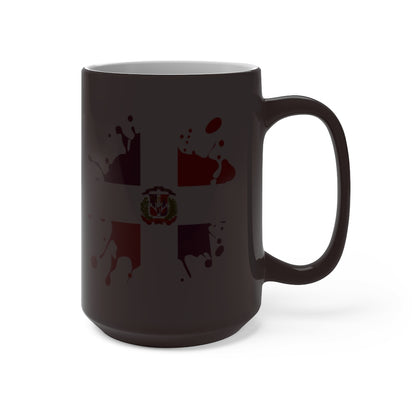 Dominican Republic Splat Color Changing Mug