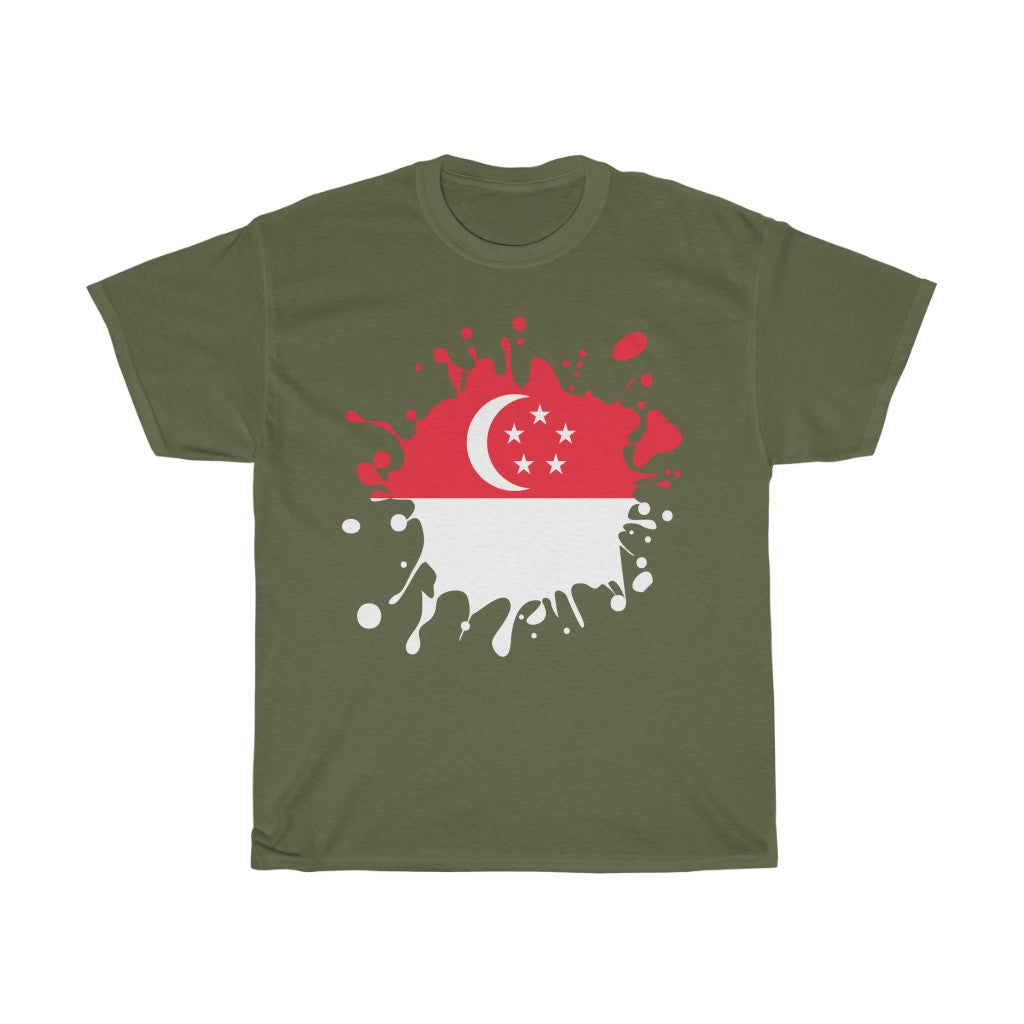 Singapore Splat Flag Standard Tee - Unisex