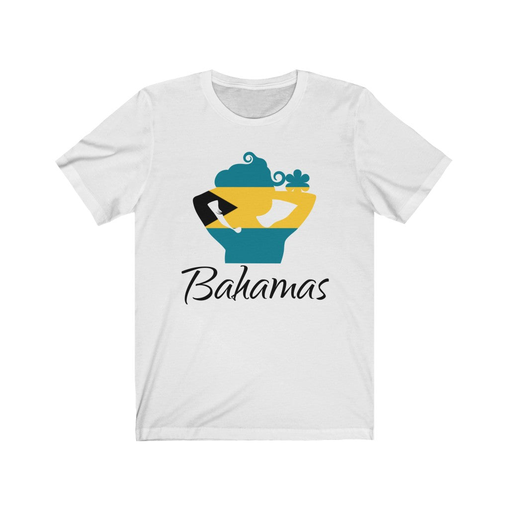 Bahamas Lady Flag Premium Tee 1 - Unisex