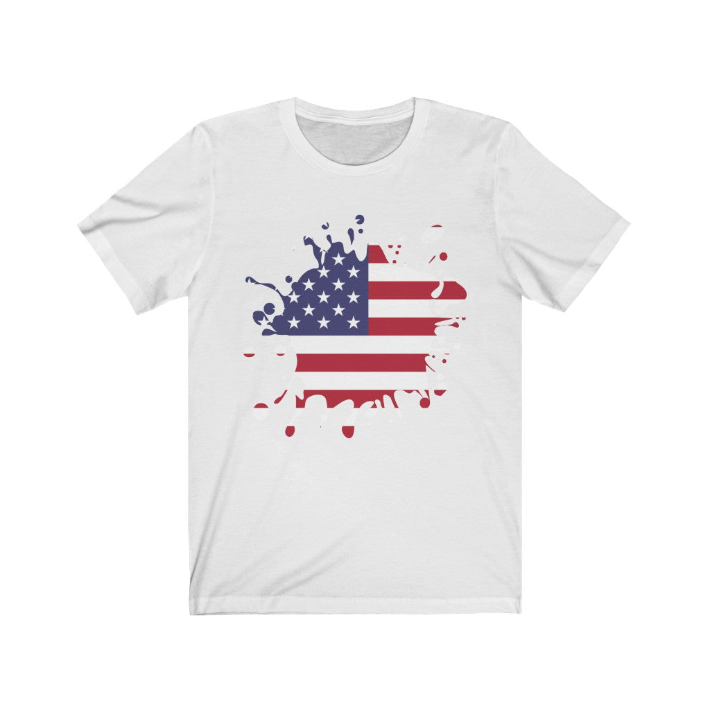 United States of America Splat Flag Premium Tee - Unisex