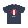 Peru Heart Flag Standard Tee 2 - Unisex