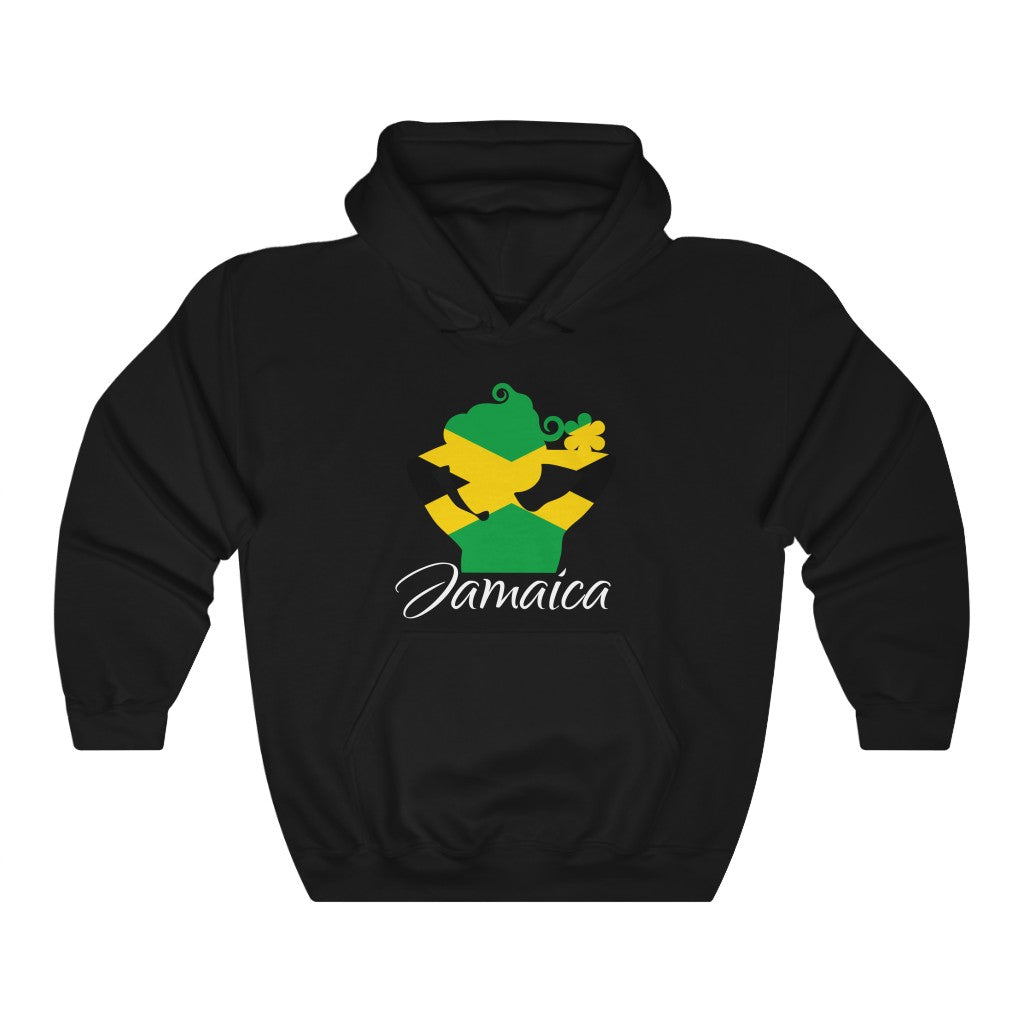 Jamaica Lady Flag Hoodie Sweatshirt 2 - Unisex