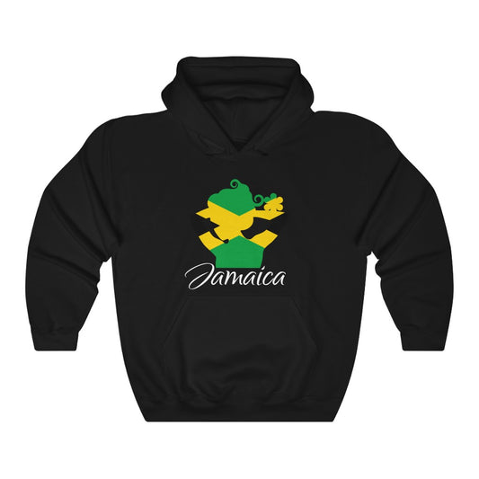 Jamaica Lady Flag Hoodie Sweatshirt 2 - Unisex