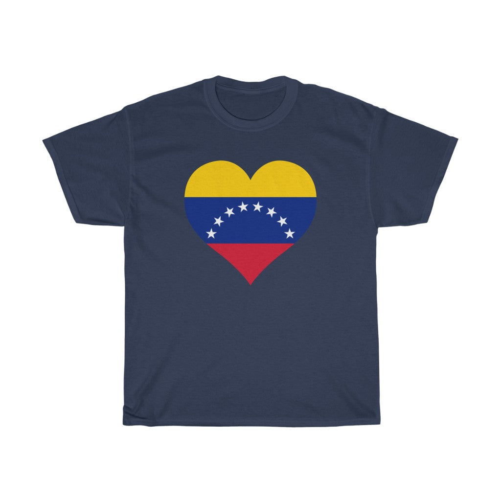 Venezuela Heart Flag Standard Tee - Unisex