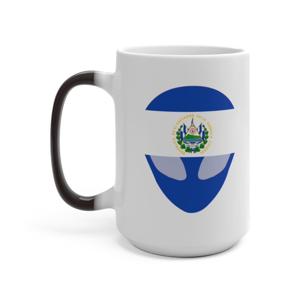 El Salvador Republic Alien Color Changing Mug