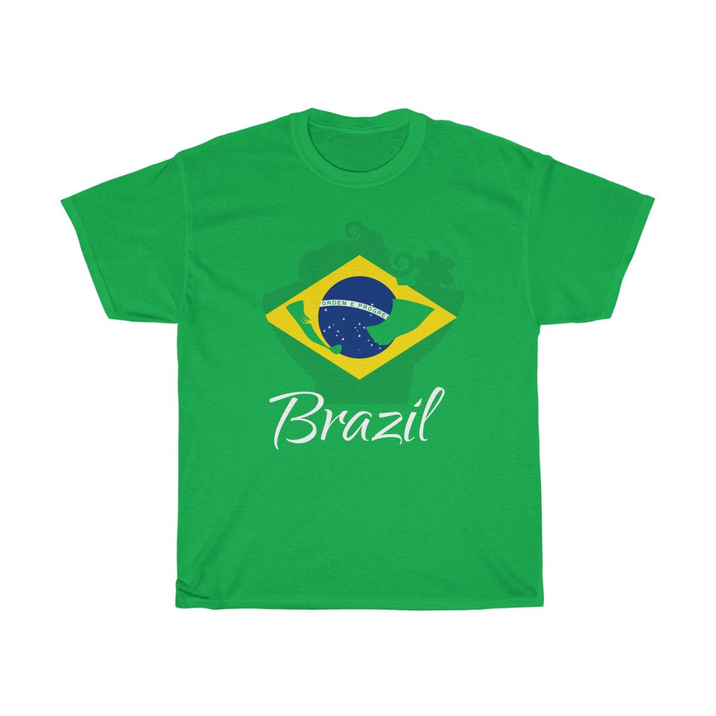 Brazil Lady Flag Standard Tee 2 - Unisex