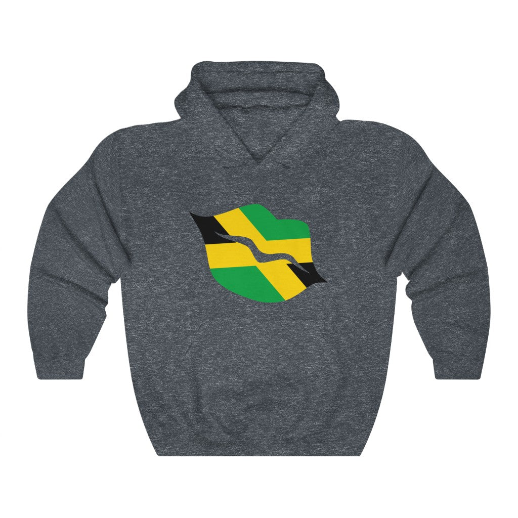 Jamaica Lips Flag Hoodie Sweatshirt - Unisex