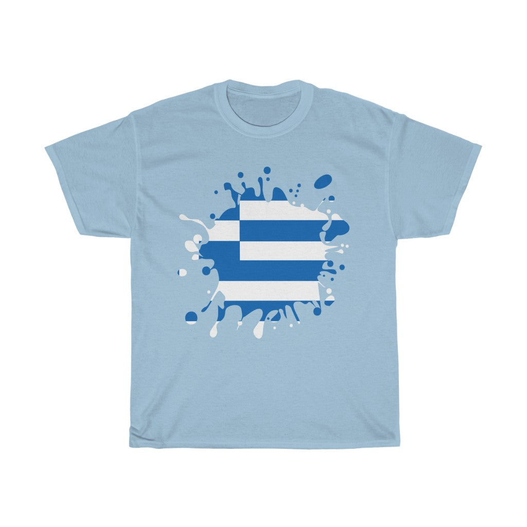 Greece Splat Flag Standard Tee - Unisex