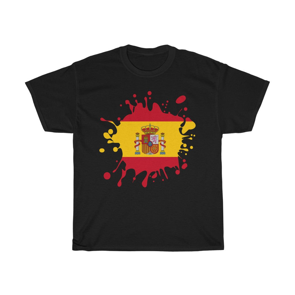 Spain Splat Flag Standard Tee - Unisex