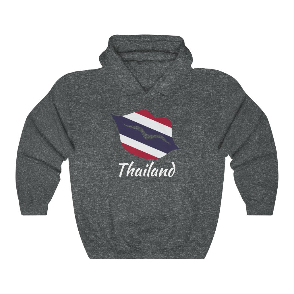 Thailand Lips Flag Hoodie Sweatshirt 2 - Unisex
