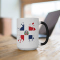 Dominican Republic Splat Color Changing Mug