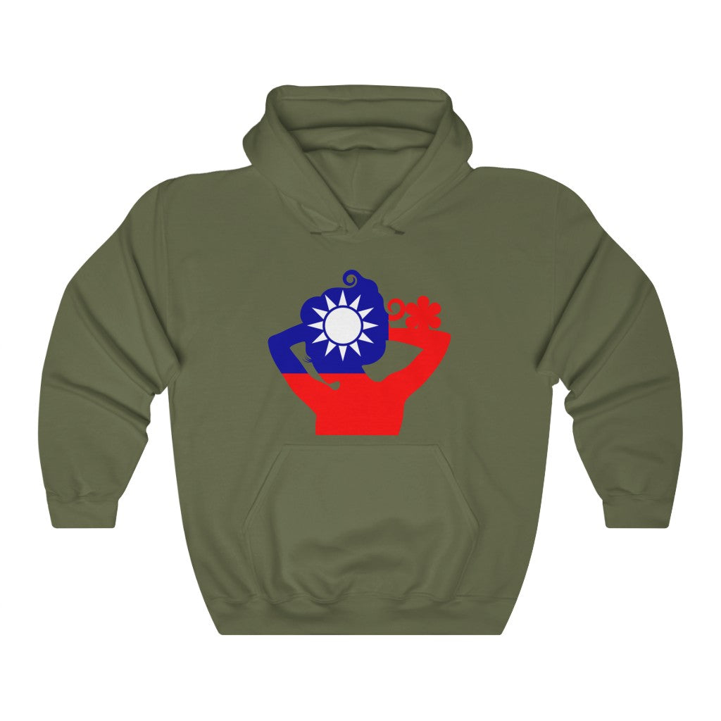 Republic of China - Taiwan Lady Flag Hoodie Sweatshirt - Unisex