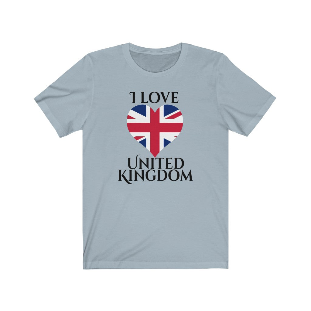 United Kingdom Heart Flag Premium Tee 1 - Unisex