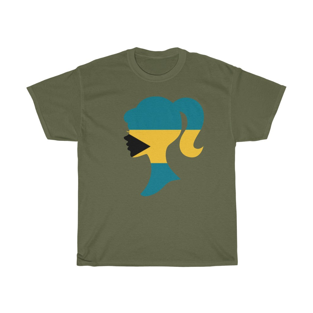 Bahamas Girl Flag Standard Tee - Unisex
