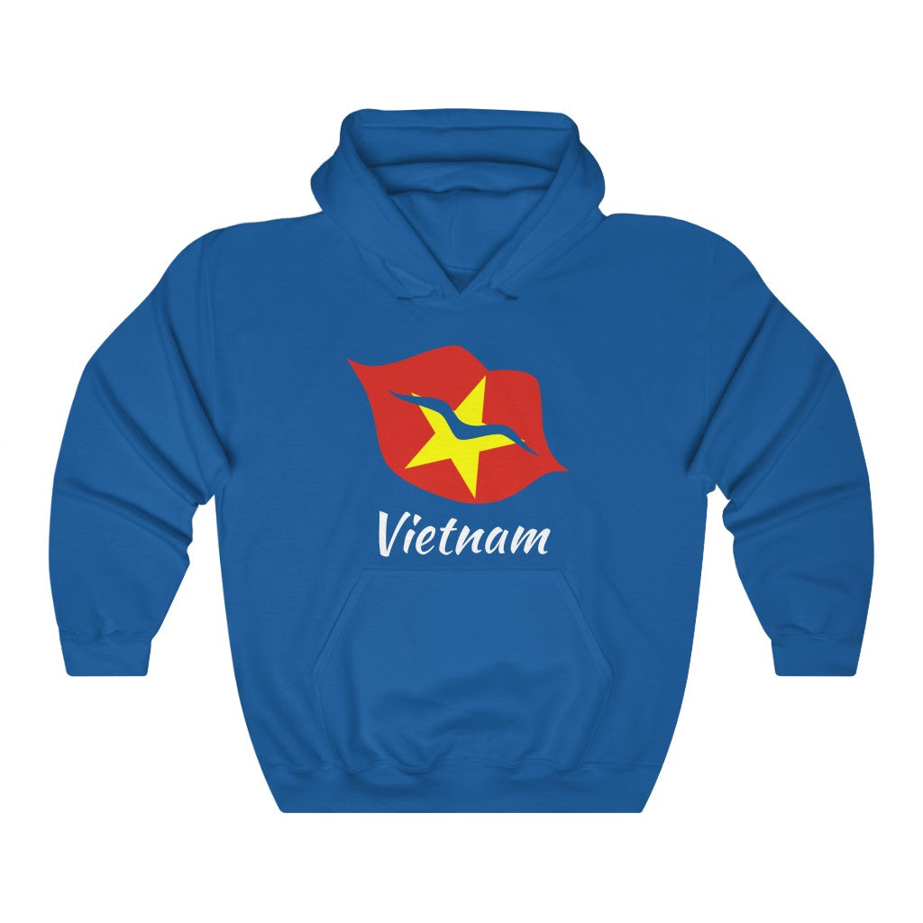 Vietnam Lips Flag Hoodie Sweatshirt 2 - Unisex