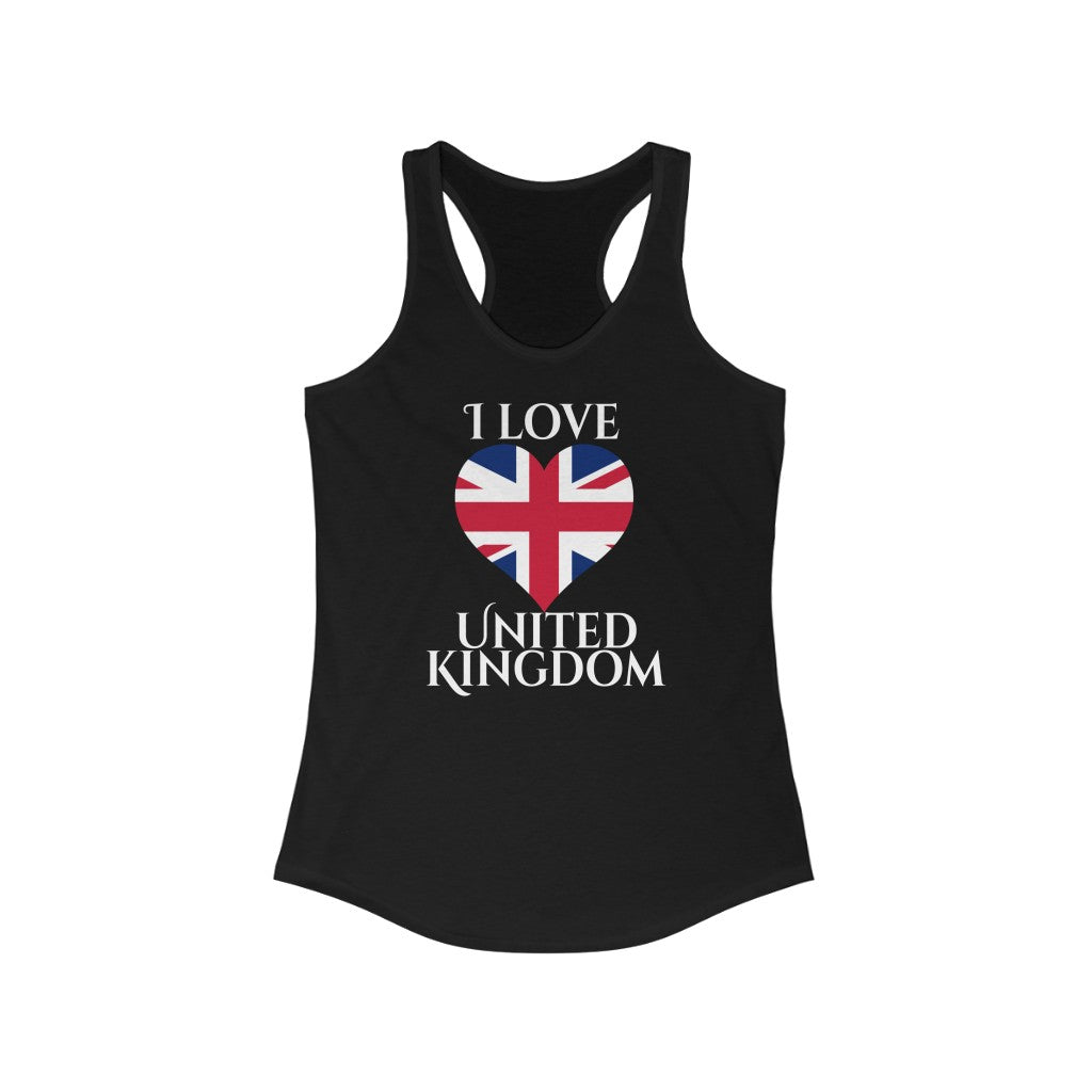 United Kingdom Heart Flag Tank 2 - Women