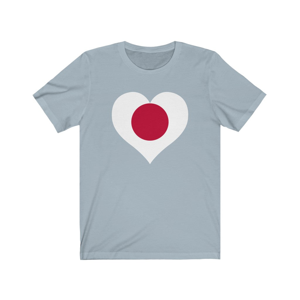 Japan Heart Flag Premium Tee - Unisex