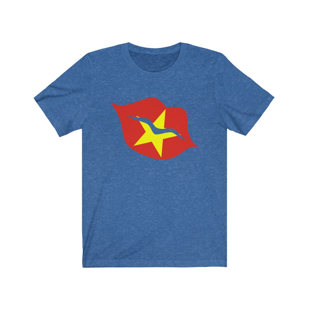 Vietnam Lips Flag Premium Tee - Unisex