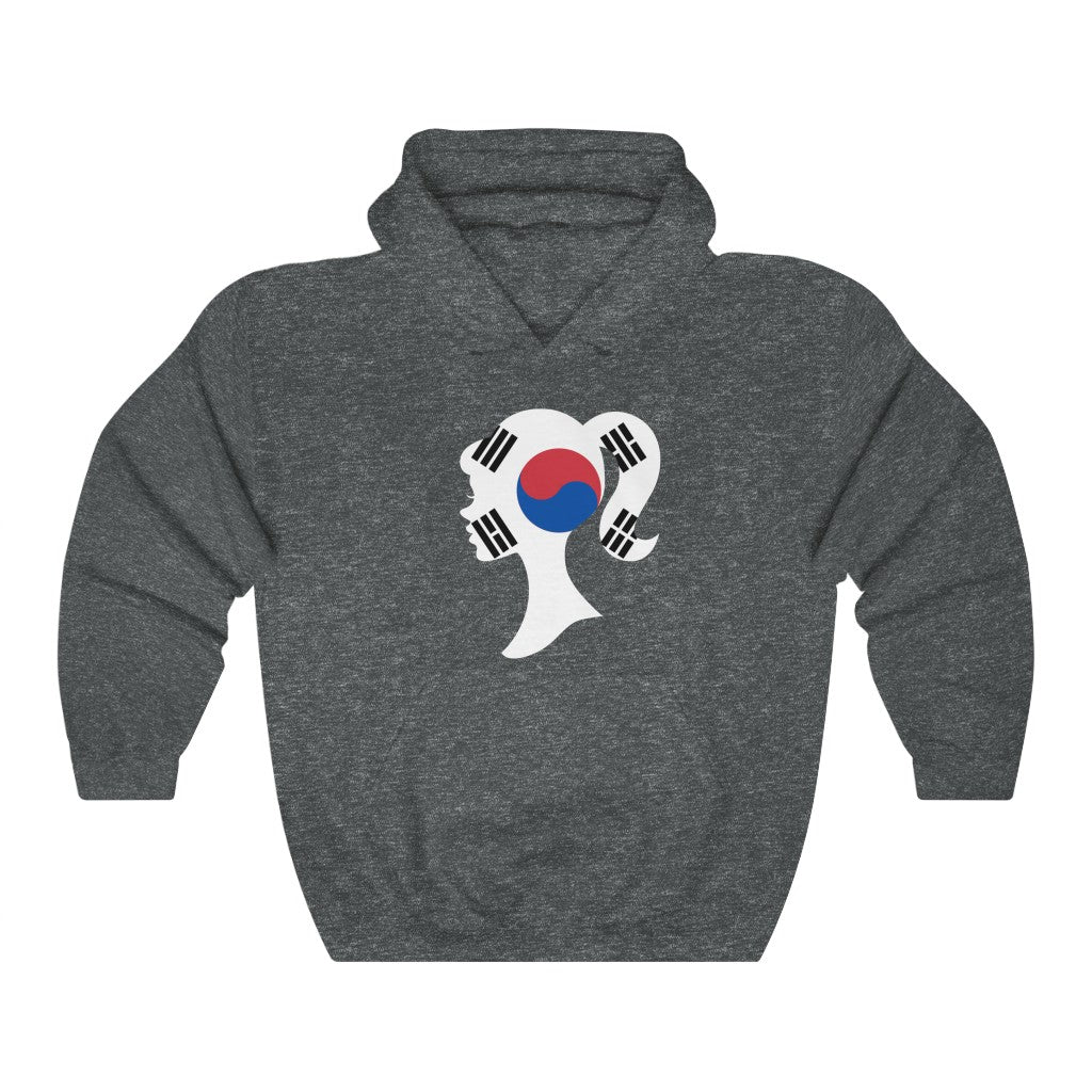 South Korea Girl Flag Hoodie Sweatshirt - Unisex