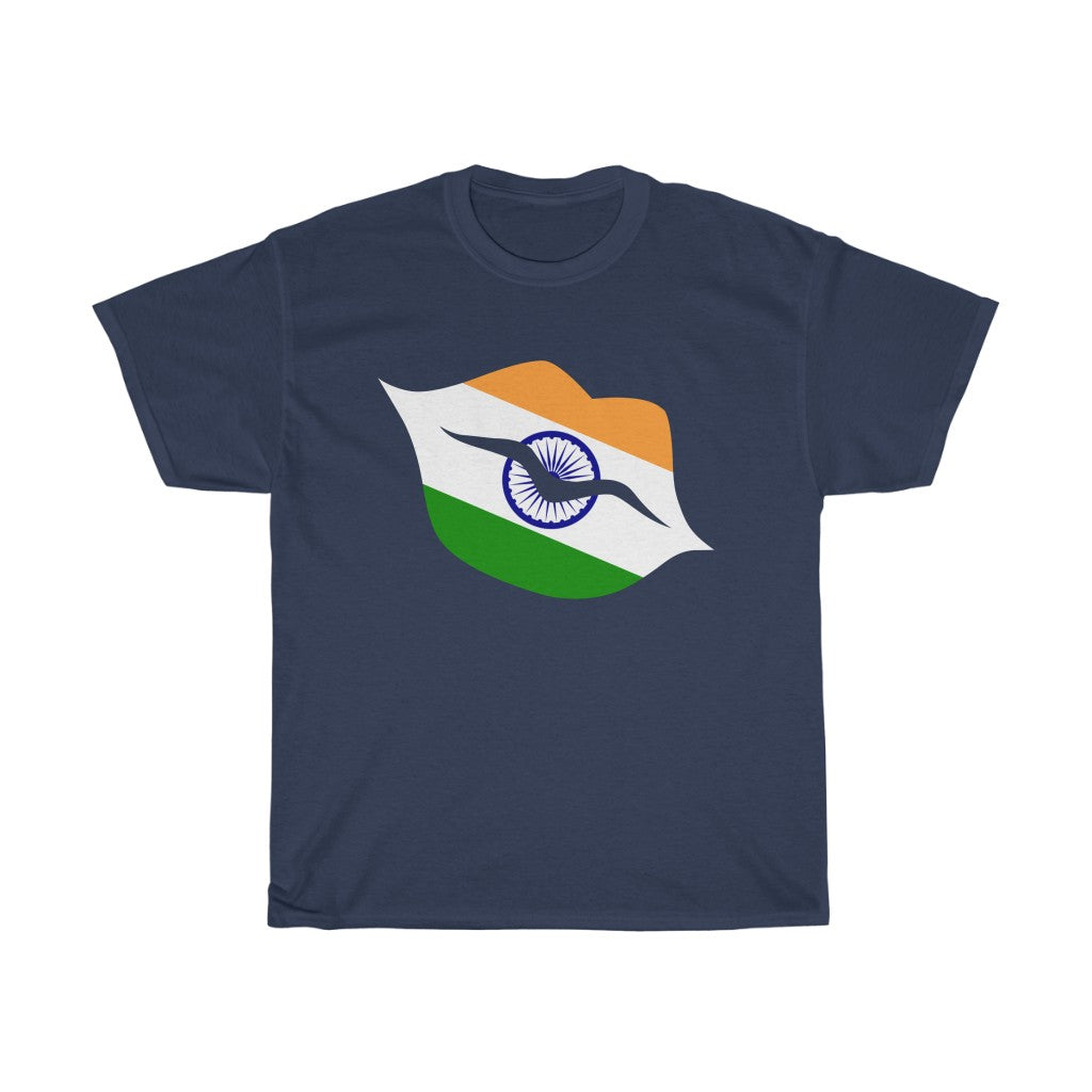 India Lips Flag Standard Tee - Unisex