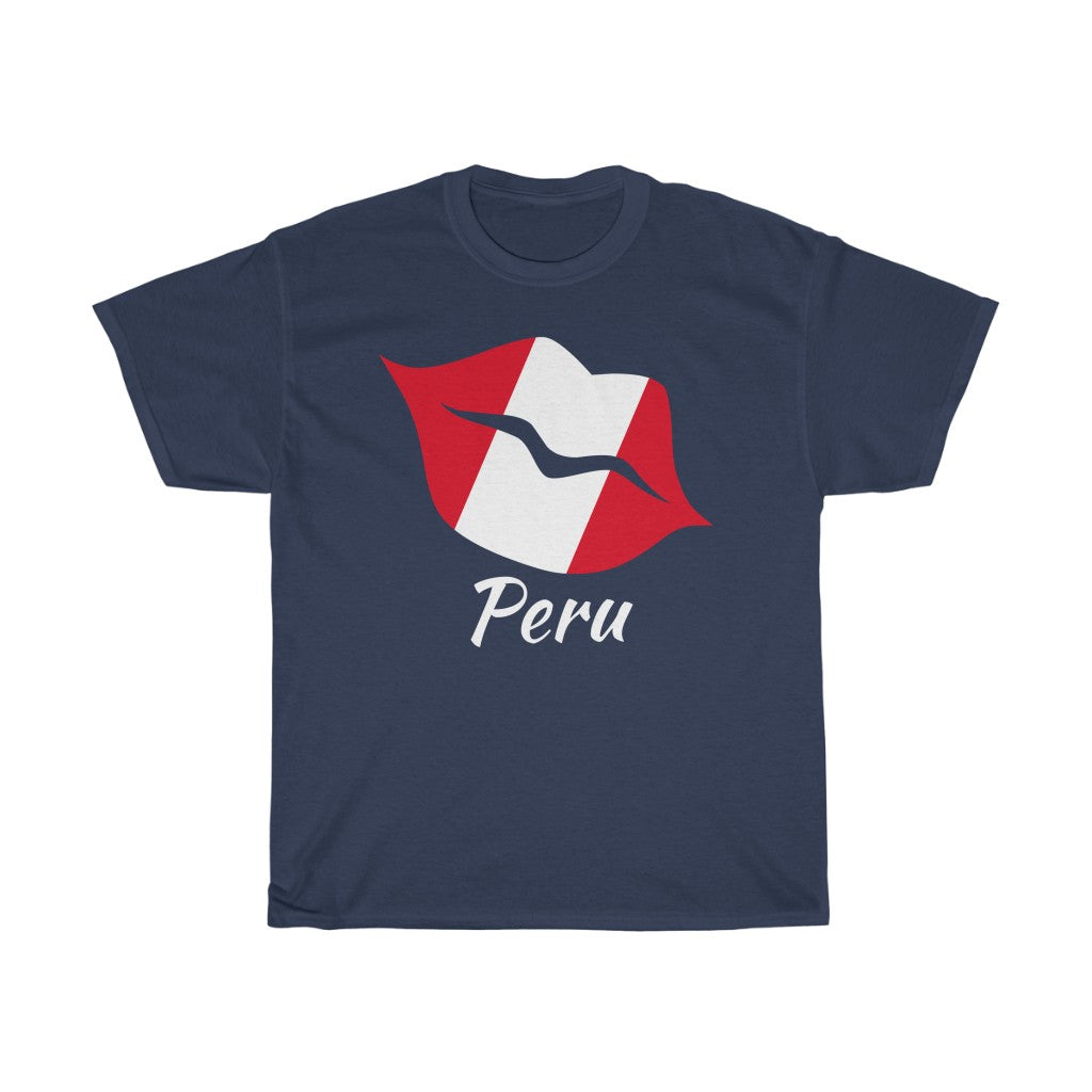 Peru Lips Flag Standard Tee 2 - Unisex