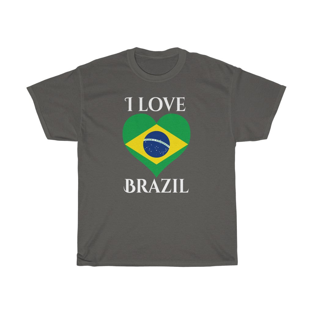 Brazil Heart Flag Standard Tee 2 - Unisex