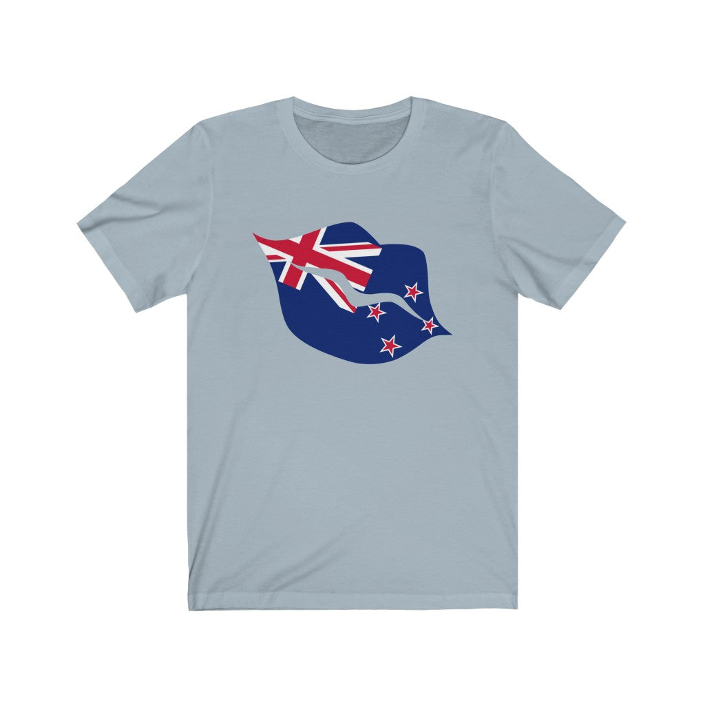 New Zealand Lips Flag Premium Tee - Unisex