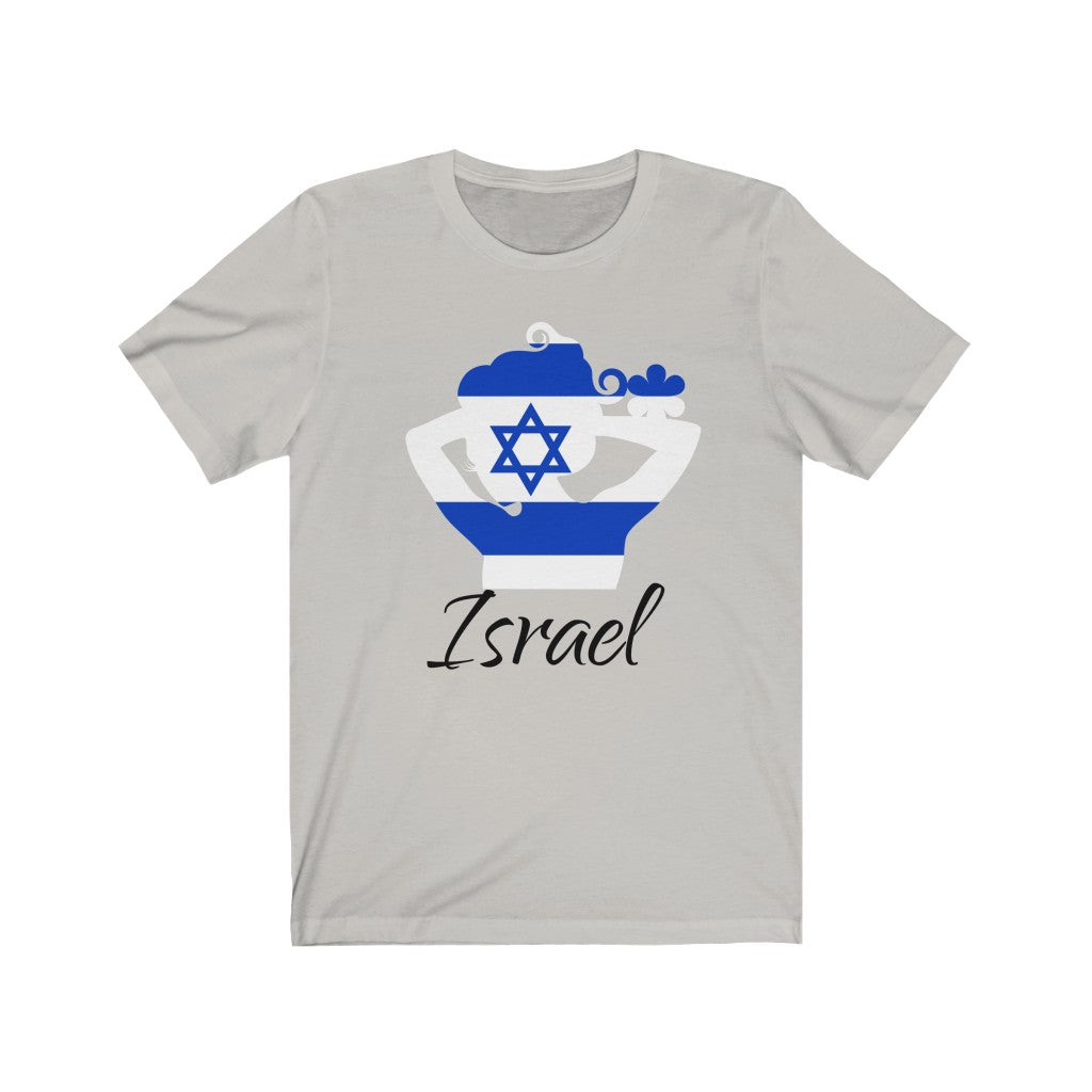 Israel Lady Flag Premium Tee 1 - Unisex