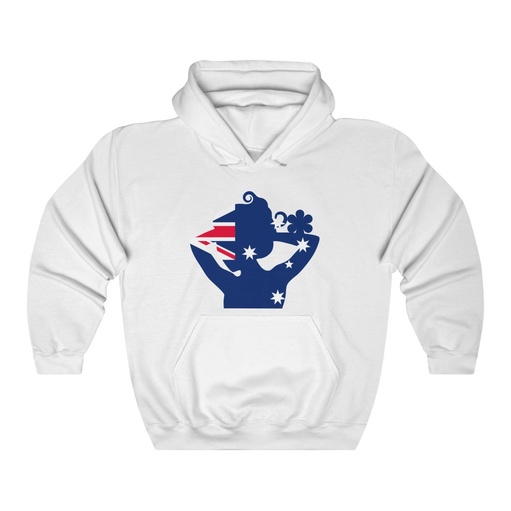 Australia Lady Flag Hoodie Sweatshirt - Unisex
