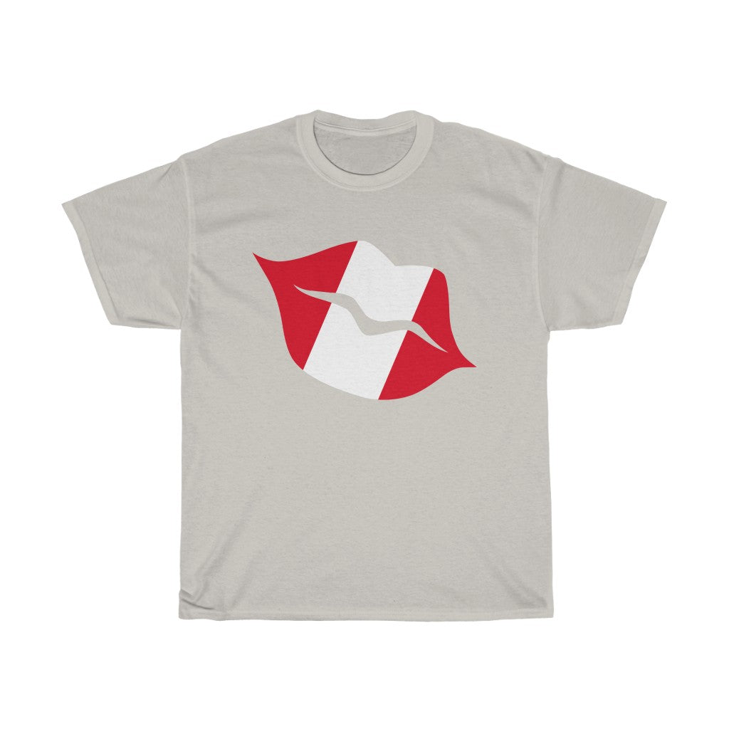 Peru Lips Flag Standard Tee - Unisex