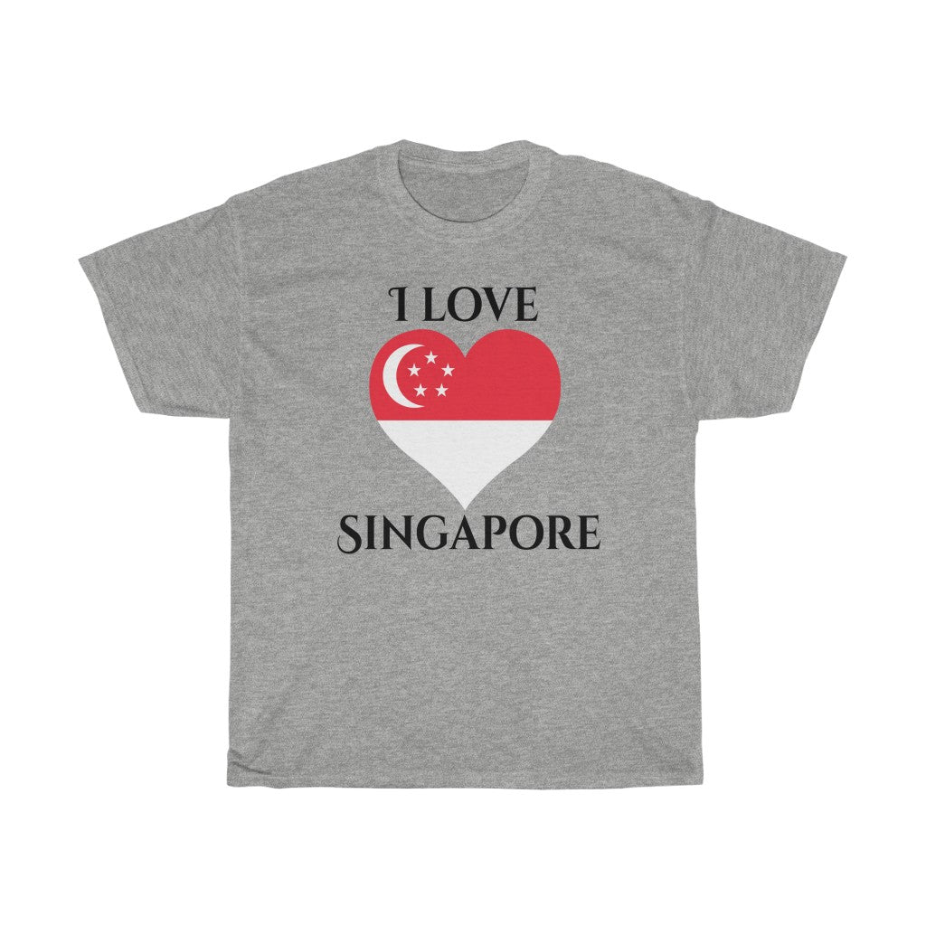 Singapore Heart Flag Standard Tee 1 - Unisex