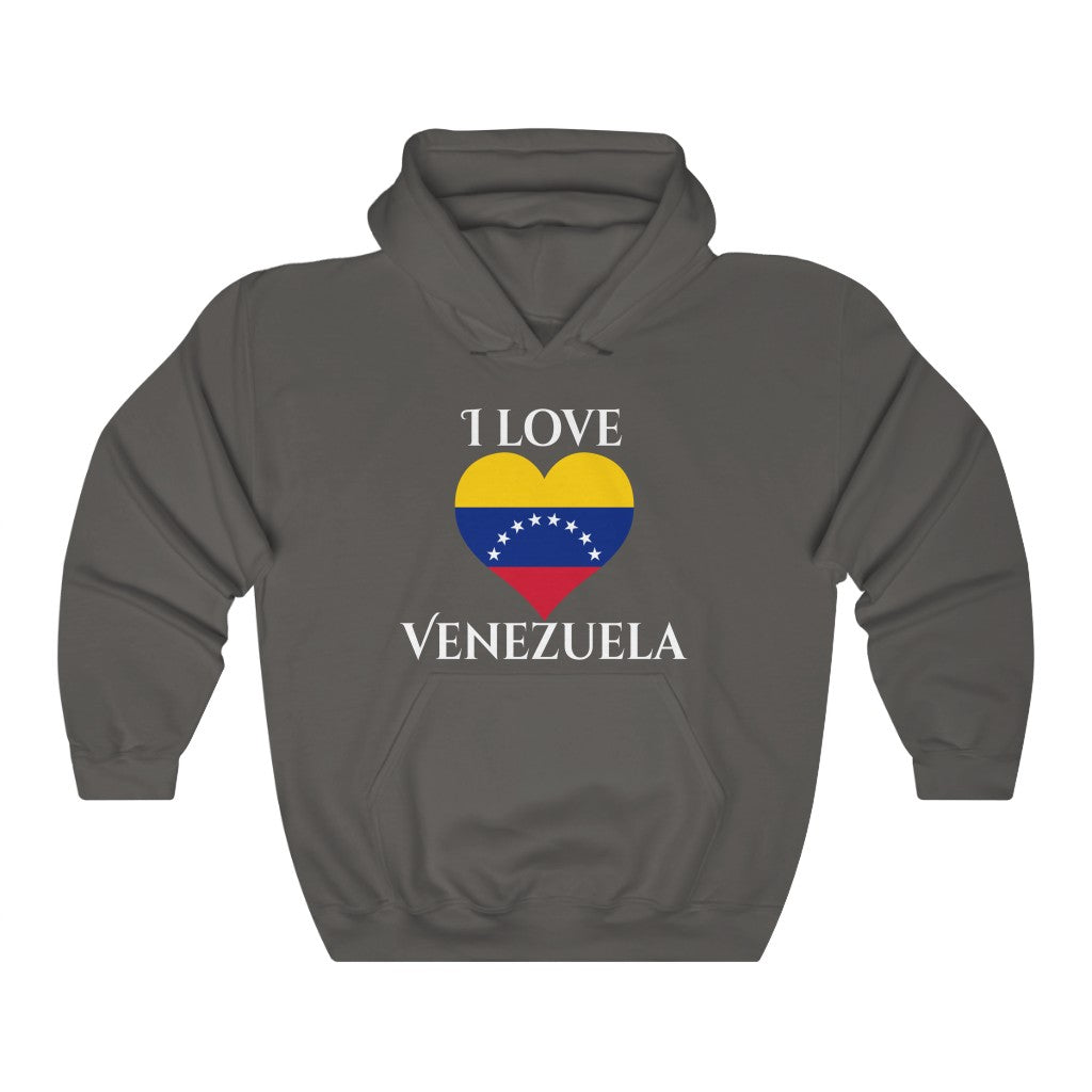 Venezuela Heart Flag Hoodie Sweatshirt 2 - Unisex