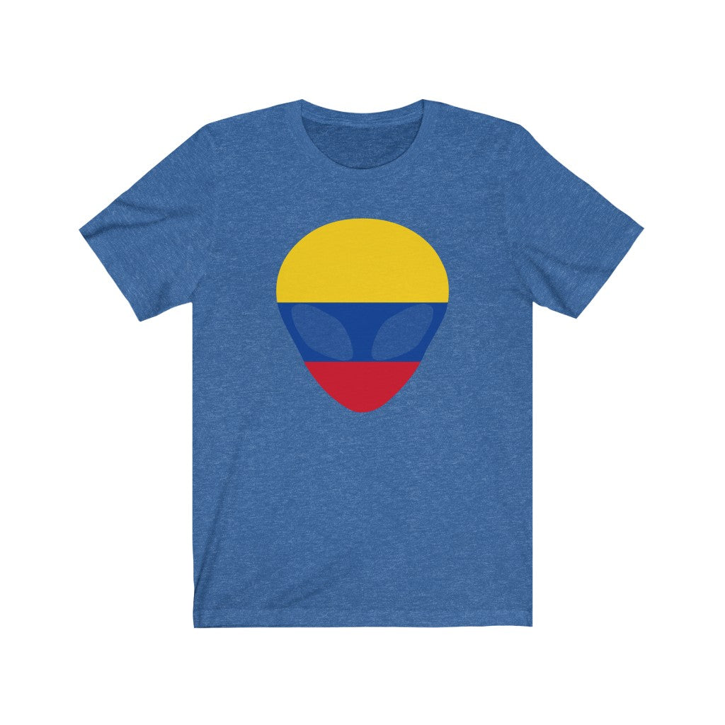Colombia Alien Flag Premium Tee - Unisex