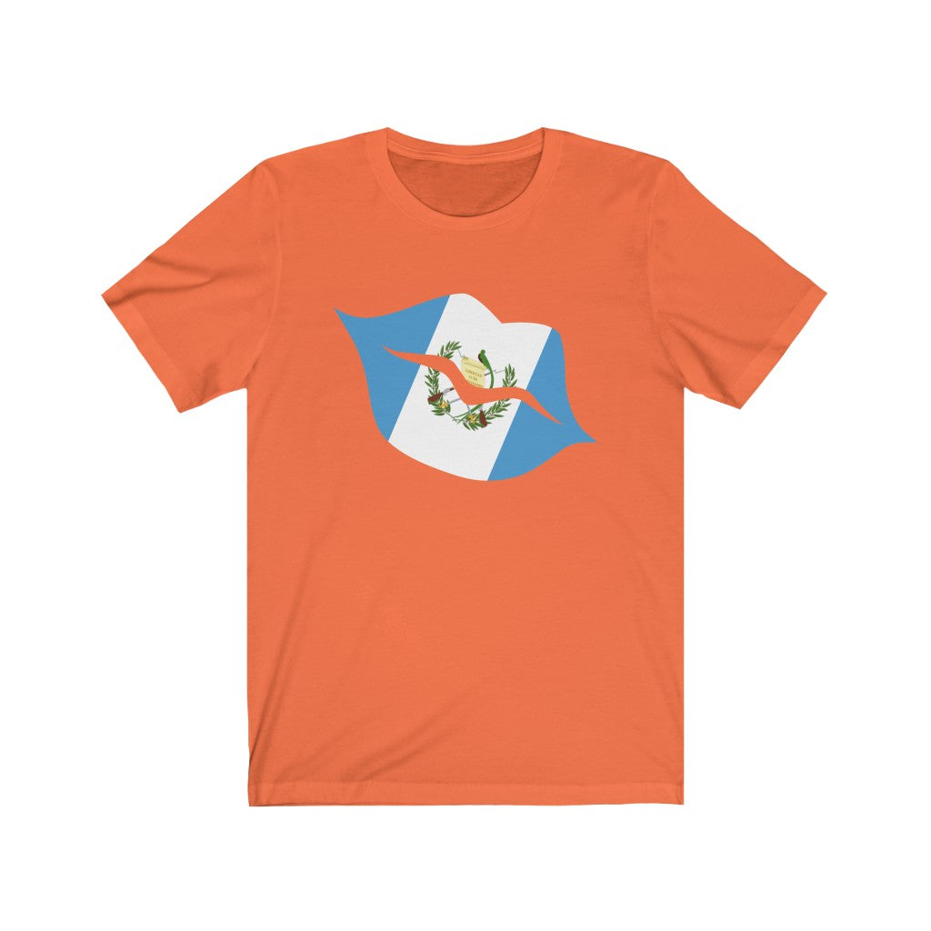 Guatemala Lips Flag Premium Tee - Unisex