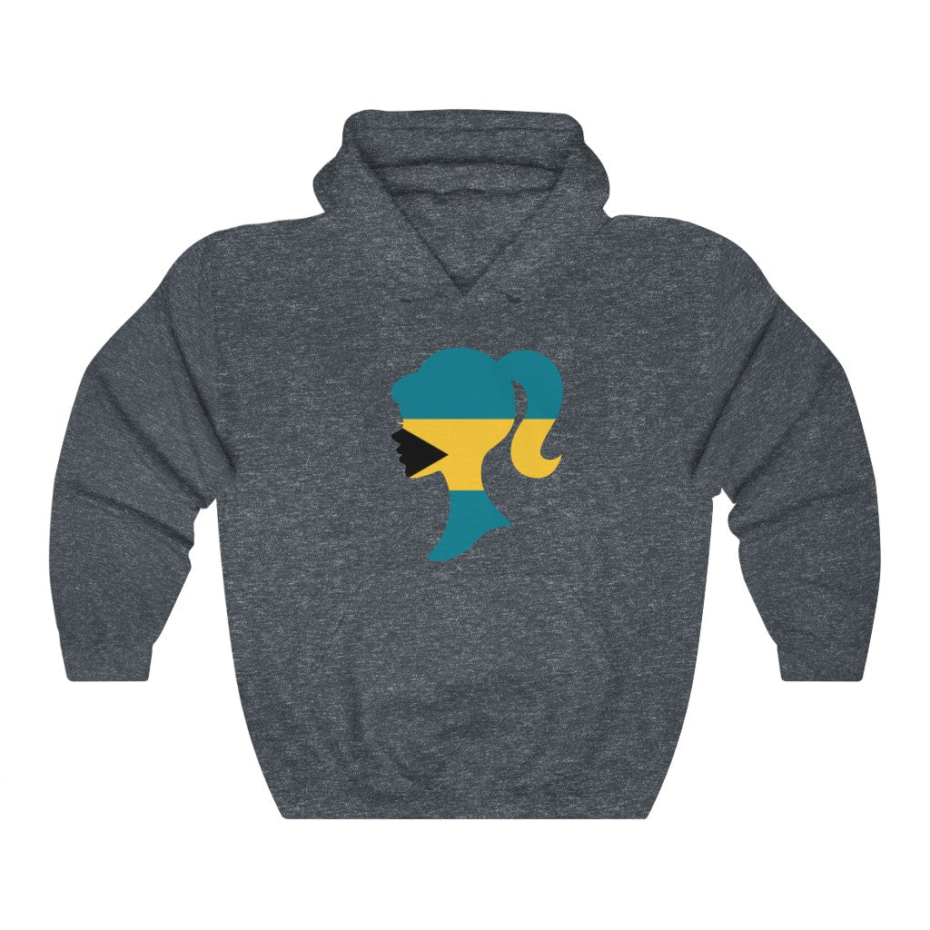 Bahamas Girl Flag Hoodie Sweatshirt - Unisex