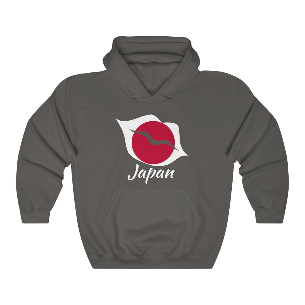Japan Lips Flag Hoodie Sweatshirt 2 - Unisex