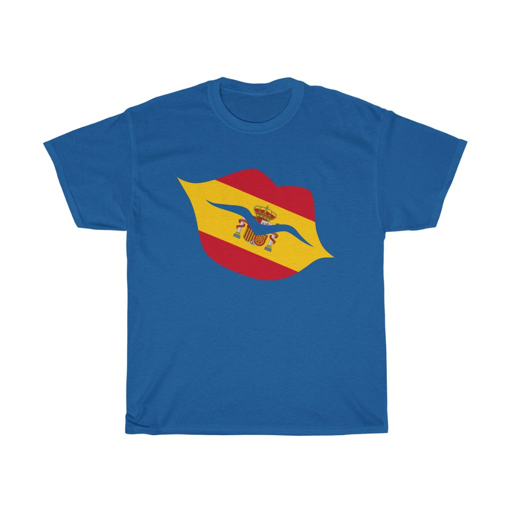 Spain Lips Flag Standard Tee - Unisex