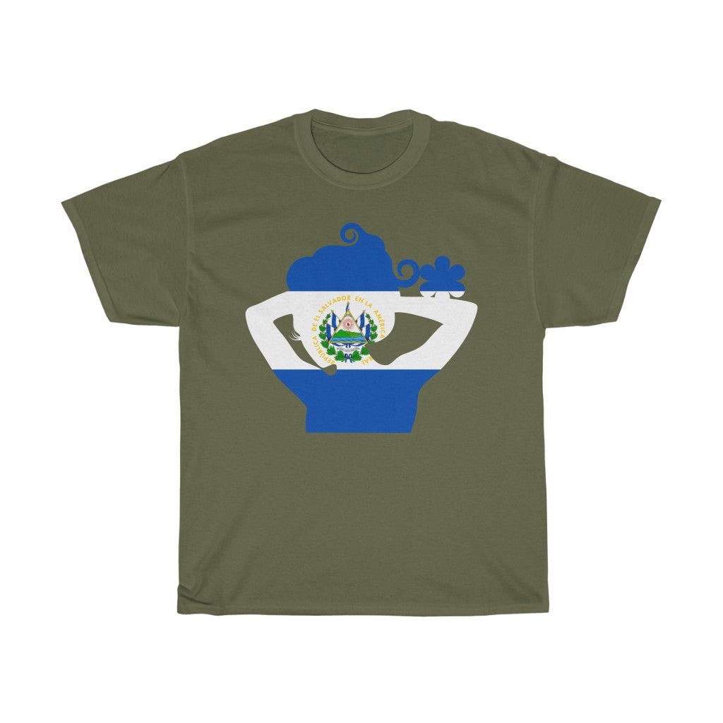 El Salvador Lady Flag Standard Tee - Unisex